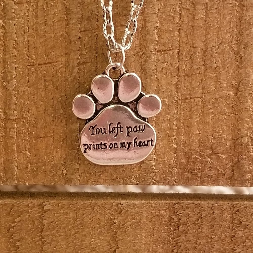 Pet Memorial Pendant Charm Necklace